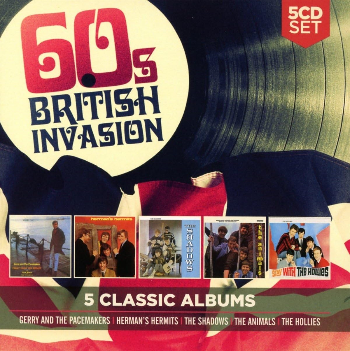 60's British Invasion - 5 Classic Albums - Various Artists