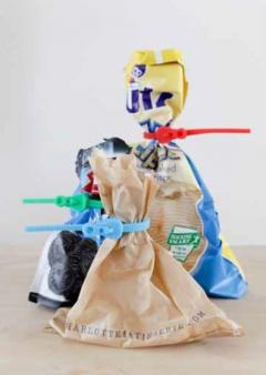 Inele de legat pungi Fermoar - 9 bucati