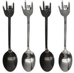 Set 4 lingurite - Rock Hand Spoons