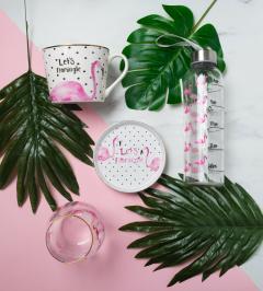 Sticla - Ava & I - Pink Flamingo