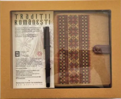 Set cadou - Carnet si pix - Traditii romanesti