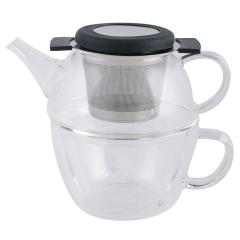 Set ceainic cu infuzor si ceasca