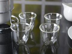 Set 4 pahare espresso cu perete dublu Jack