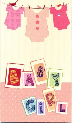 Felicitare - Botez fetita