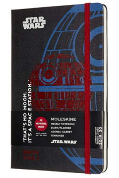 Agenda 2019-2020 - Moleskine 18 Months Weekly Notebook Diary and Planner - Large, Hard Cover, Star Wars 