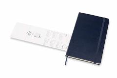 Agenda 2019-2020 - Moleskine 18 Months Weekly Horizontal Diary and Planner - Sapphire Blue, Large, Hard Cover