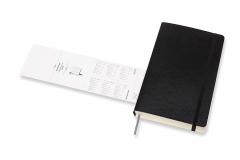 Agenda 2019-2020 - Moleskine 18 Months Daily Diary and Planner - Black, Large, Soft Cover