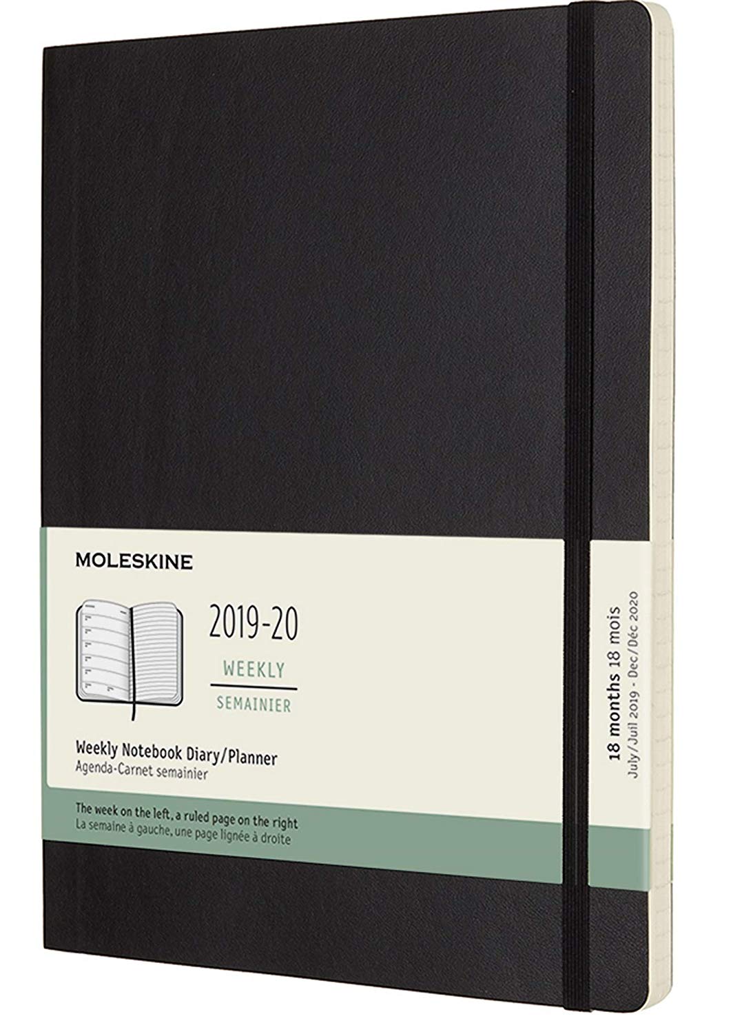 Moleskine diary 2019 deals soft cover large