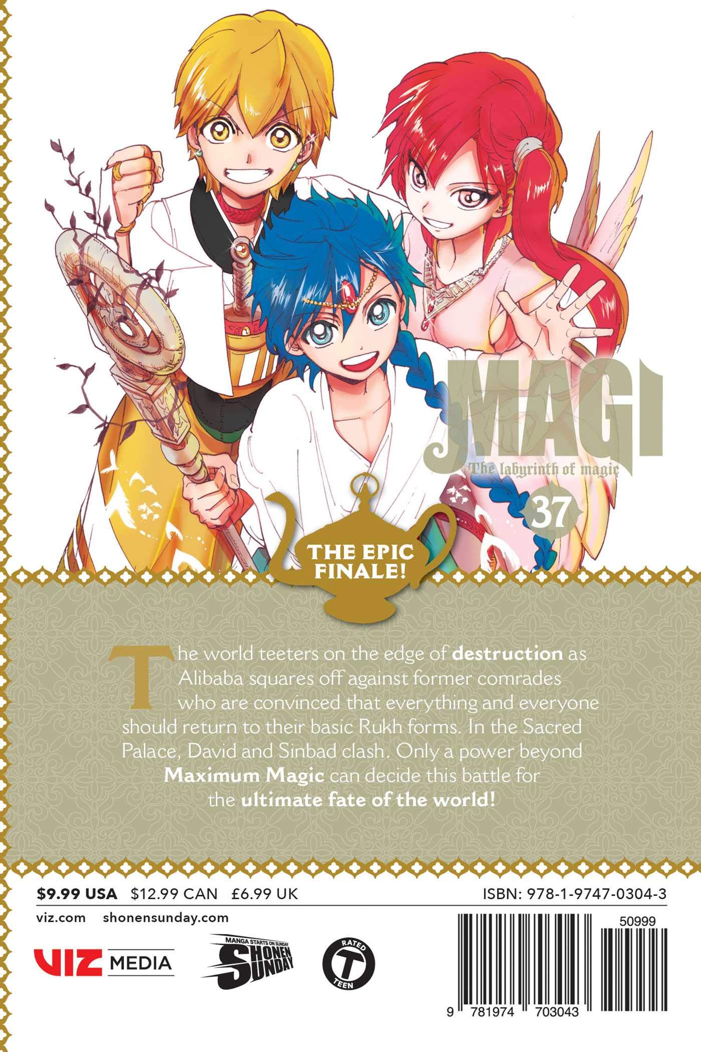 Magi: The Labyrinth of Magic - Volume 37 - Shinobu Ohtaka