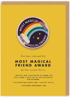 Felicitare - Most Magical Friend Award