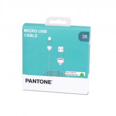 Cablu Micro USB - Pantone - Turquoise