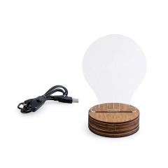 Lampa - Bulb Wood/Acrylic - Idea 