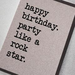 Felicitare - Happy Birthday Party Like a Rock Star