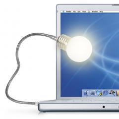Lampa laptop USB - Edison
