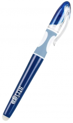 Set stilou Strigo - Rezerve + Dispozitiv de curatare - Albastru