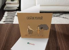 Felicitare - Casa de piatra