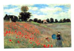 Magnet - Claude Monet Les Coquelicots