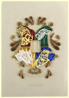 Felicitare-Harry Potter: Hogwarts Crest 