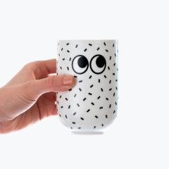 Cana - Googly Eyes Double Wall Mug Dots