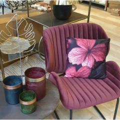 Fotoliu- Luvana - Burgundy