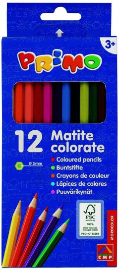 Set 12 creioane colorate - Primo
