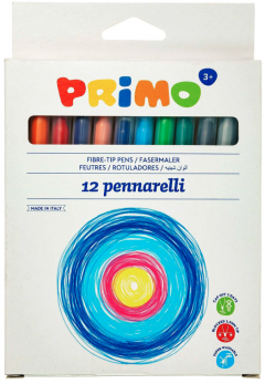 Markere pentru copii morocolor, 12 culori/cutie