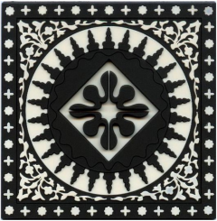 Suport pentru pahar - Mosaic Black & White