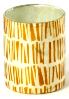 Suport lumanare - Vertical - Stacked Mustard