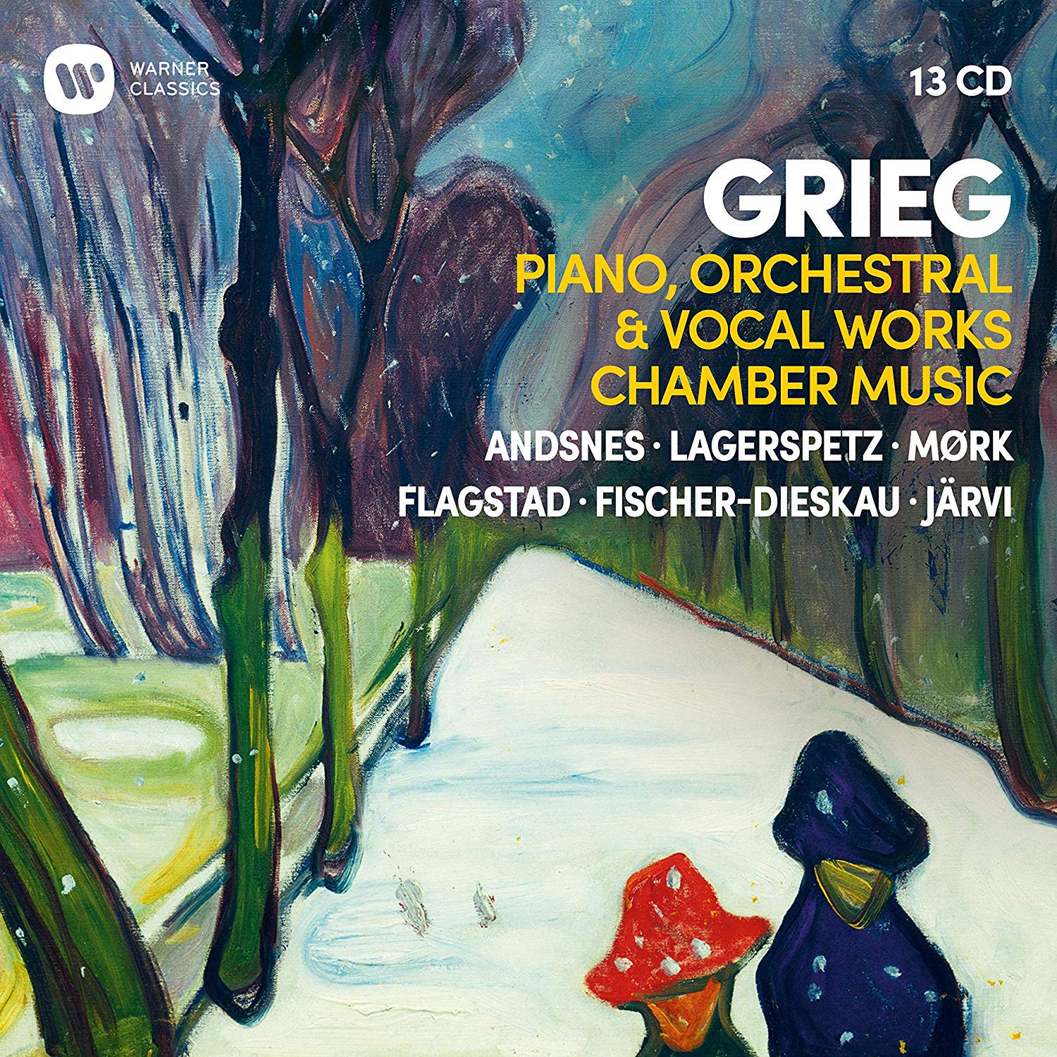 Grieg Piano Orchestral Vocal Works Chamber Music Andsnes