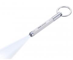 Breloc cu pix si lanterna, argintiu
