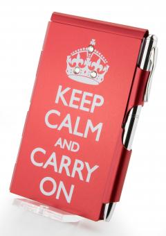 Carnet cu pix - Flip Notes "Keep Calm"