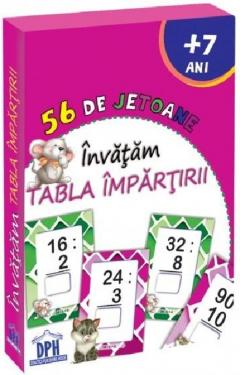 Invatam tabla impartirii - 56 de jetoane