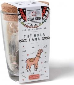 Set 10 plicuri de ceai + cana - Hola Lama