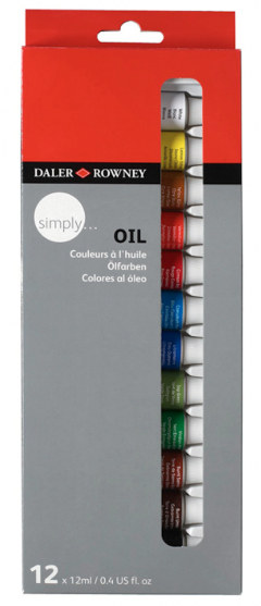 Set 12 acuarele - Simply Oil Daler Rowney
