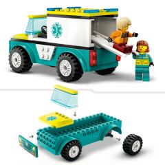 Lego City - Ambulanta de urgenta si snowboarder (60403)
