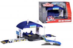 Avion - Majorette Creatix aeroport cu hangar si avion