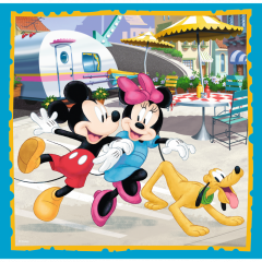 Puzzle 3in1 - Mickey Mouse si prietenii