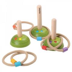 Jucarie din lemn - Meadow Ring Toss Plan Toys