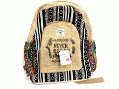 Rucsac din canepa si bumbac - I Love Travel - mai multe modele