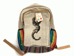 Rucsac din canepa si bumbac - I Love Travel - mai multe modele