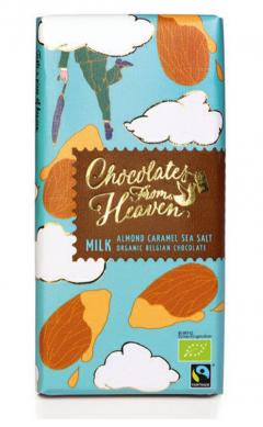 Ciocolata cu lapte si caramel - Chocolates from Heaven - BIO + RO-ECO-007