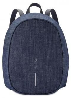 Rucsac anti-furt - Elle Fashion - Denim albastru