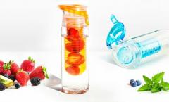 Sticla cu infuzor - Tritan Orange, 600ml