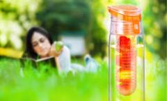 Sticla cu infuzor - Tritan Orange, 600ml