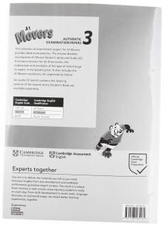 A1 Movers 3 Answer Booklet: Authentic Examination Papers