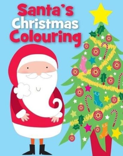 Christmas Colouring Santa