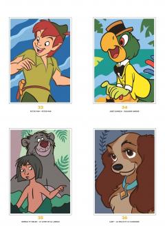 Coloriages mysteres Disney. Portraits