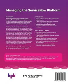 Managing the ServiceNow Platform