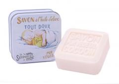 Sapun in cutie metalica, 100 g - Bebe Calin