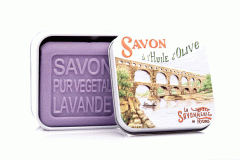 Sapun in cutie metalica, 100 g - Le Pont Du Gard